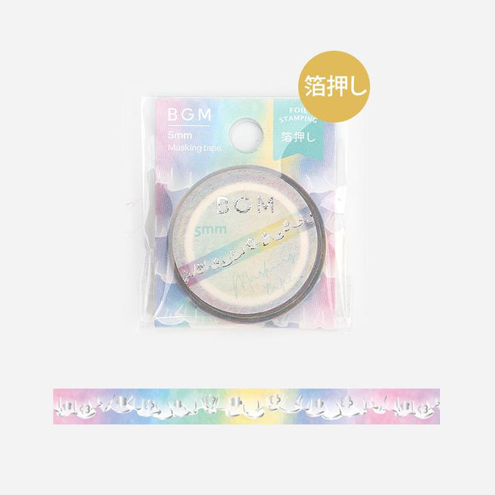 BGM Colorful Lace Masking Tape — applied on surface