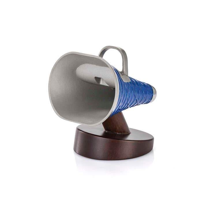 Royal Selangor Phonos Flare Amplifier — side view