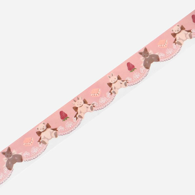 BGM Plush Doll Clear Tape — pattern detail