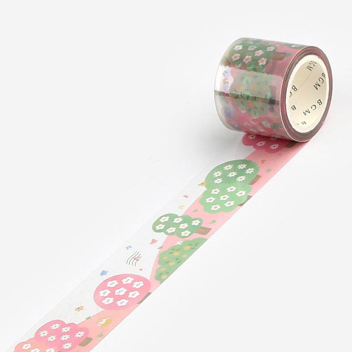 BGM Hiyoricho Clear Tape — pattern detail