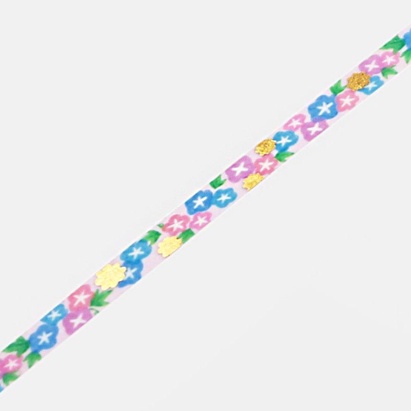 BGM Little Morning Glory Masking Tape — applied on surface