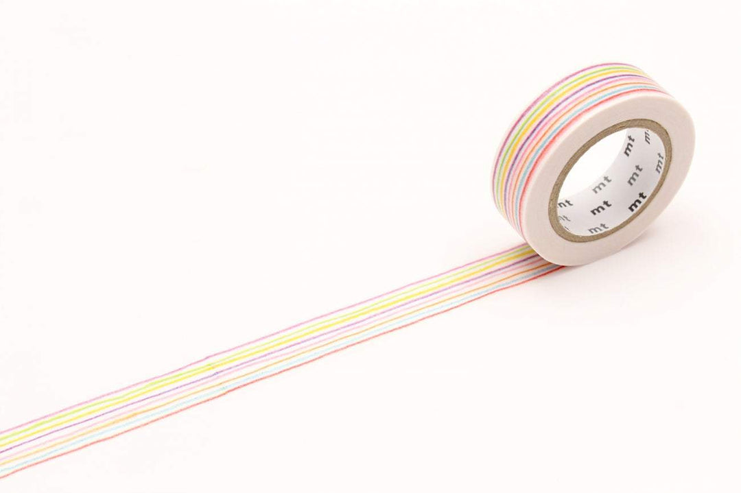 MT EX Washi Tape Iro Enpitsu Border — pattern detail