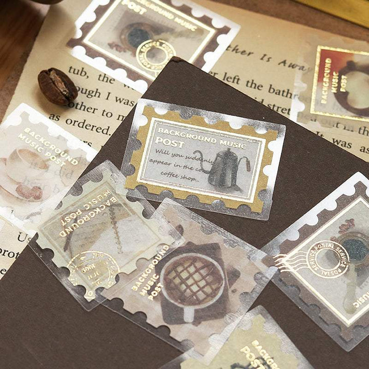 BGM Post Office / Coffee Flake Seal — angle view