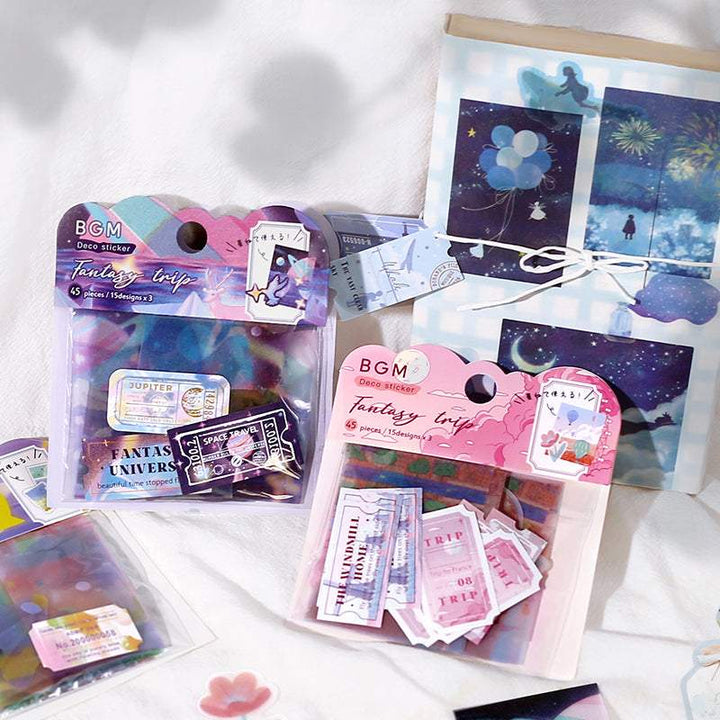 BGM Phantom Journey / Galaxy Tracing Paper — close-up