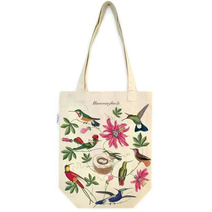 Cavallini Tote Bag Hummingbirds — front view