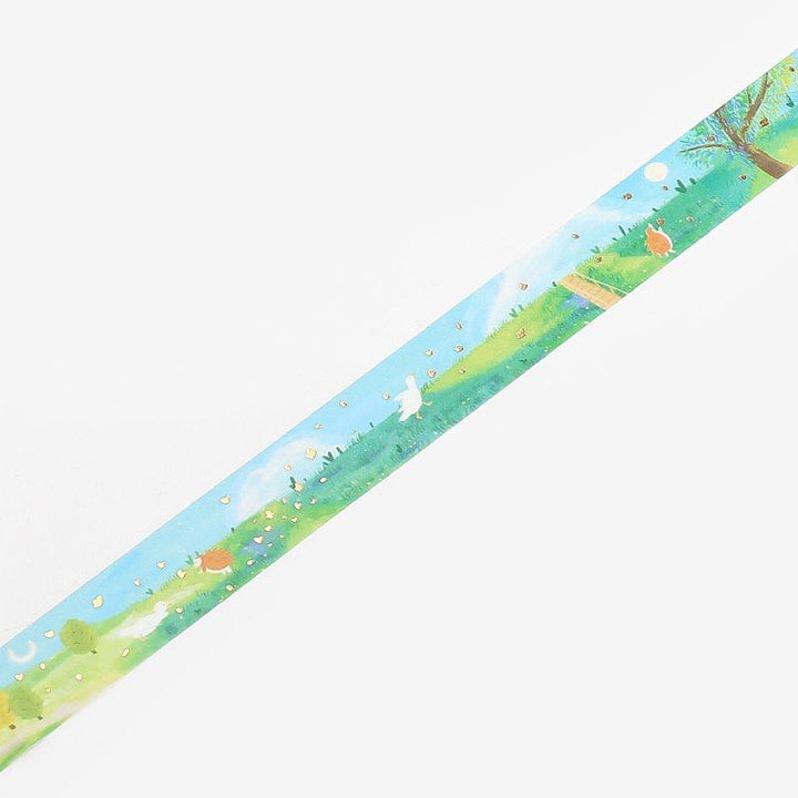 BGM Little World Rural Walkway Masking Tape — applied on surface
