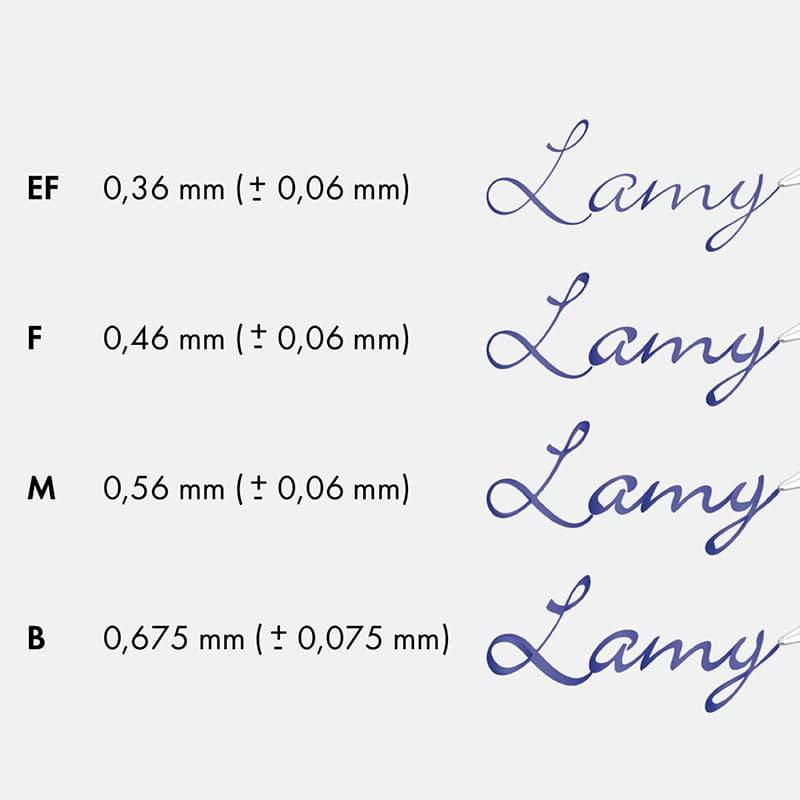 LAMY Joy Strawberry Fountain Pen (Special Edition) — flat lay