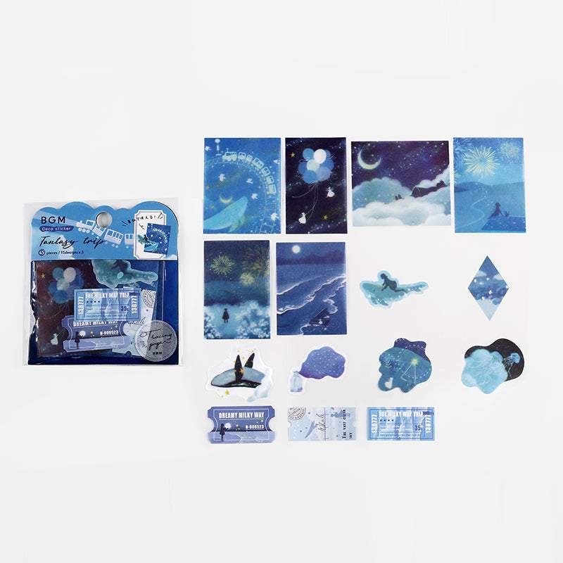 BGM Phantom Journey / Galaxy Tracing Paper — side view