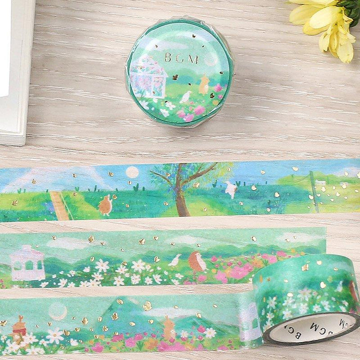 BGM Little World Rural Walkway Masking Tape — with packaging