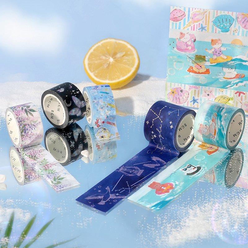 BGM Night Butterfly Masking Tape — roll side