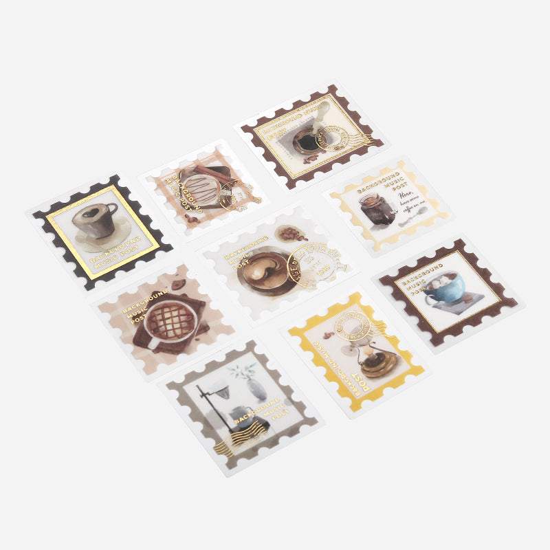 BGM Post Office / Coffee Flake Seal — with packaging