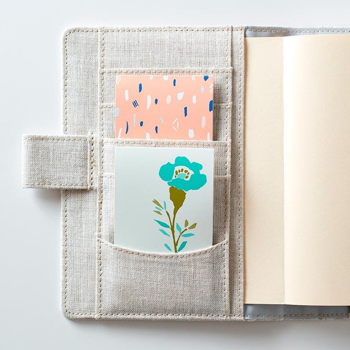 KITTA Washi Tape Flower 2 — applied on surface