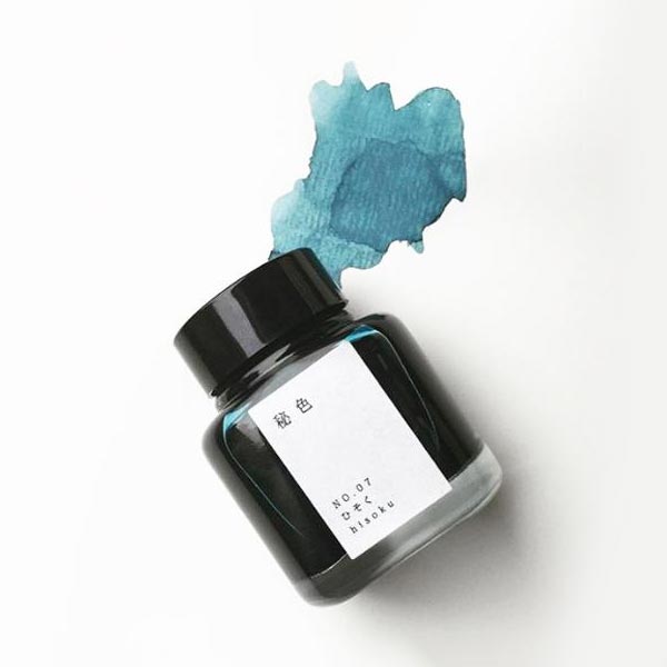 Kyoto Ink Kyo-no-oto 40ml Bottled Ink- Hisoku — colour swatch on paper