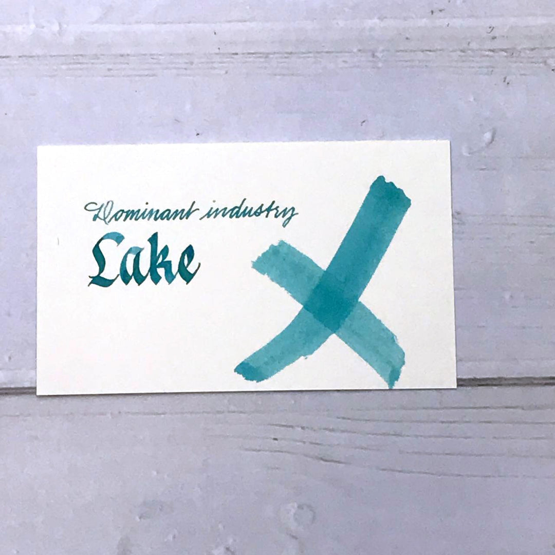 Dominant Industry Standard 25ml Ink Bottle Lake 115 — Dominant Industry fountain pen ink — premium bottled ink for writing, at Cityluxe Singapore
