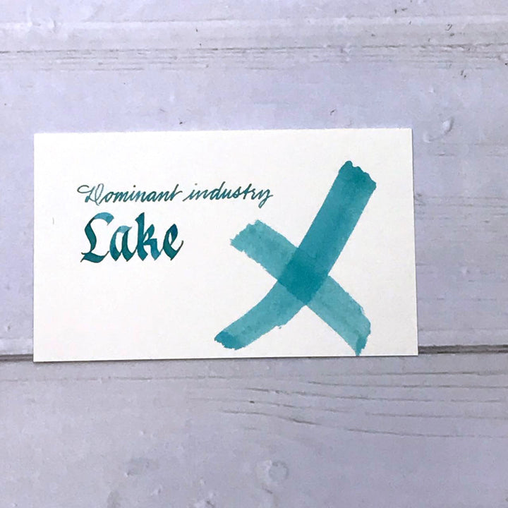 Dominant Industry Standard 25ml Ink Bottle Lake 115 — Dominant Industry fountain pen ink — premium bottled ink for writing, at Cityluxe Singapore