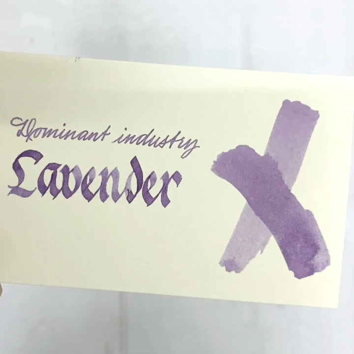 Dominant Industry Pearl 25ml Ink Bottle Lavender 010 — cap detail