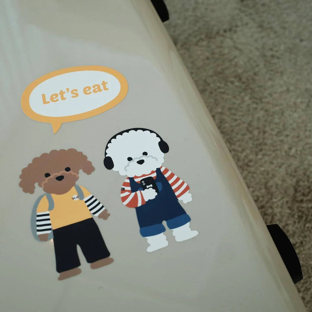 Suatelier Travel Luggage Sticker Pack - Let&