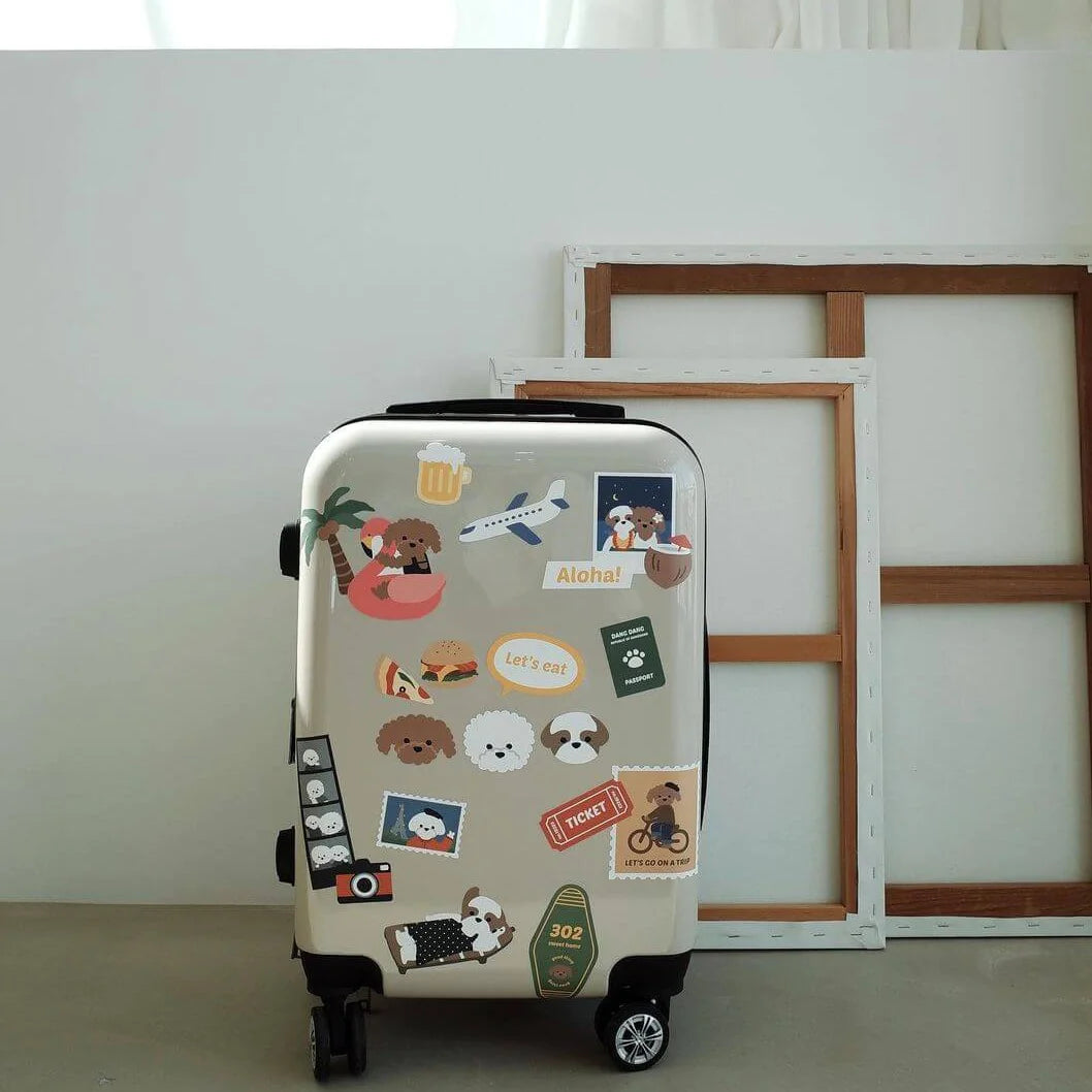 Suatelier Travel Luggage Sticker Pack - Let&