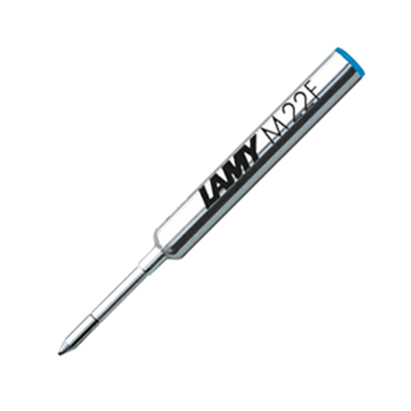 Lamy M22 Ballpoint Pen Refill — uncapped with cap posted