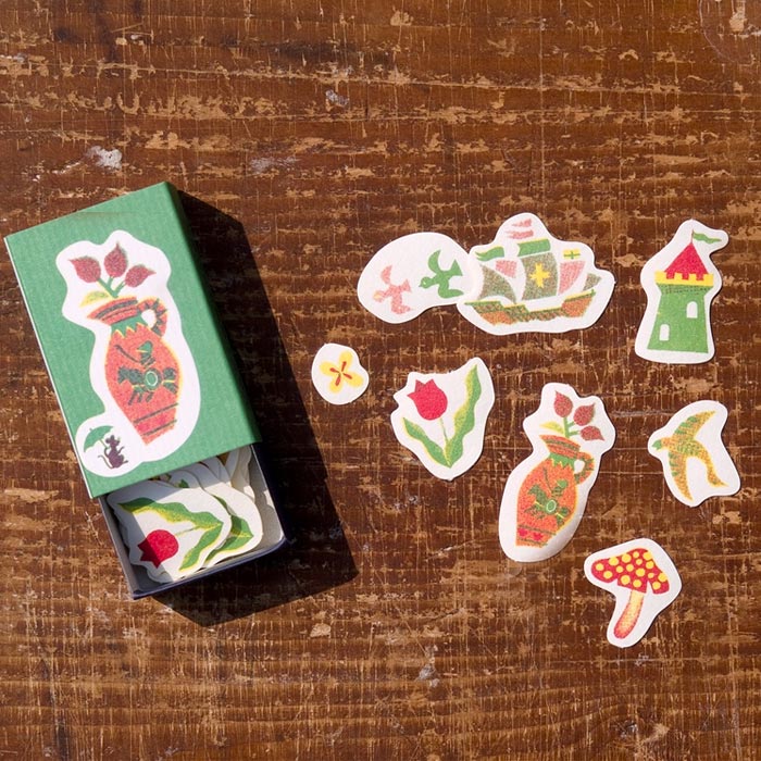 Classiky x Yonagado Matchbox Small Sticker Fairyland — side view