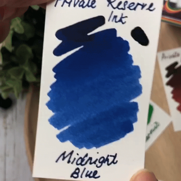 Private Reserve 60ml Ink Bottle Midnight Blue — cap detail