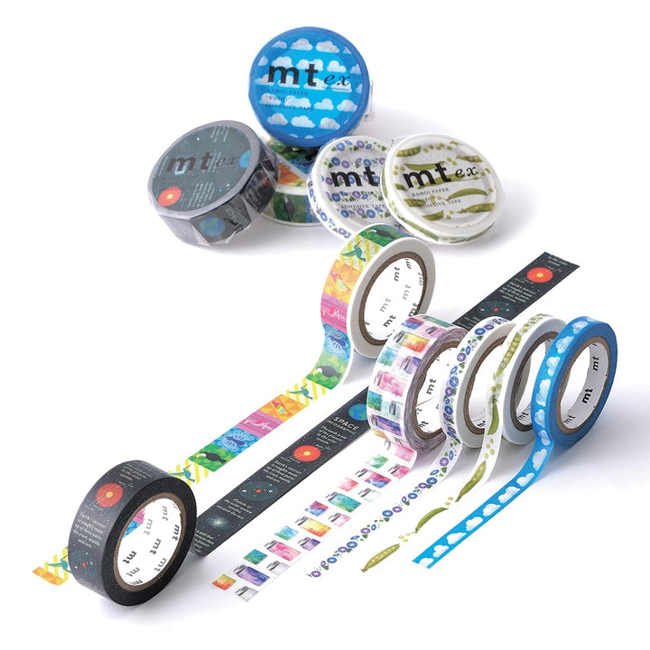MT EX Washi Tape Snap Pea — with packaging