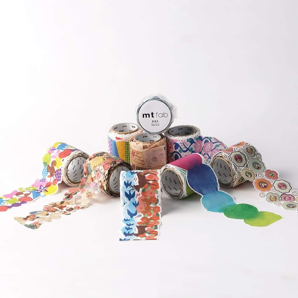 MT Fab Washi Tape - Stamps — roll side