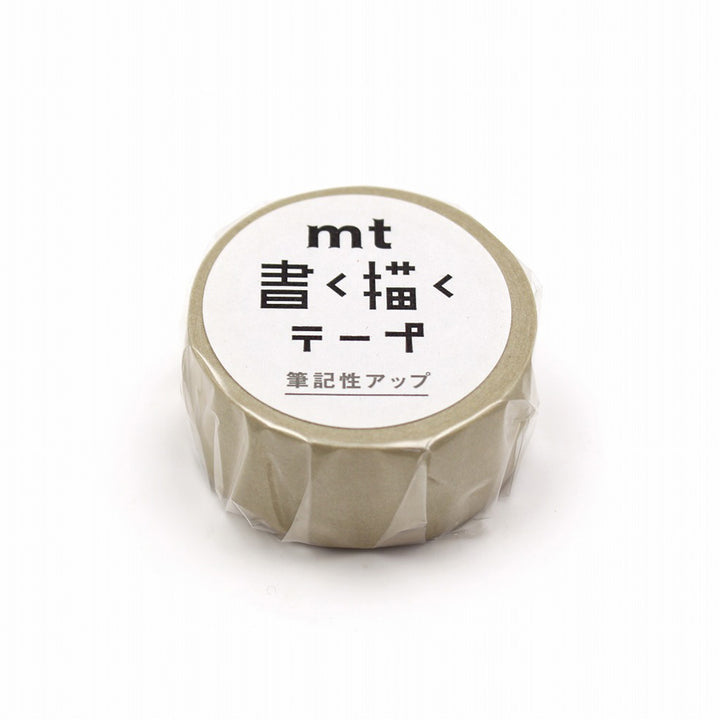 MT KakuKaku Write And Draw Washi Tape - Dull Yellow