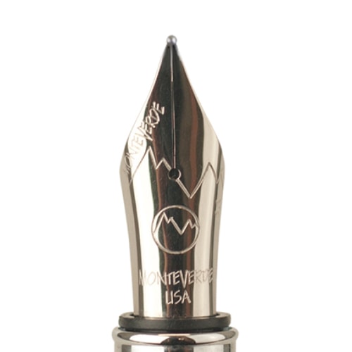 Monteverde Stainless Steel Nib Chrome — front view