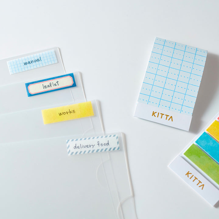 KITTA Washi Tape Flower 5 — applied on surface