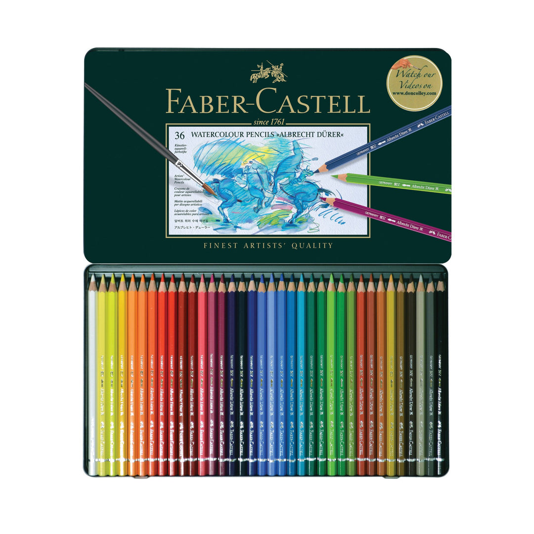 Faber-Castell Polychromos Artist Watercolour Pencil Set of 36 — front view