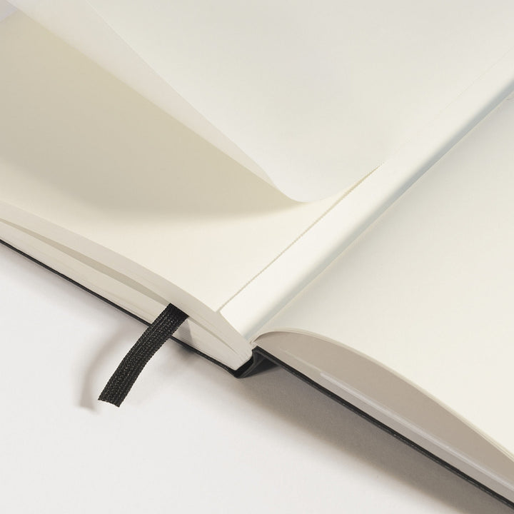 Leuchtturm1917 A6 Pocket Hardcover Notebook - Plain / Sage — pocket detail