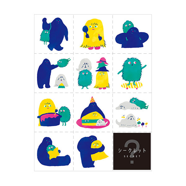Hitotoki Large Size Sticker Monster — front view