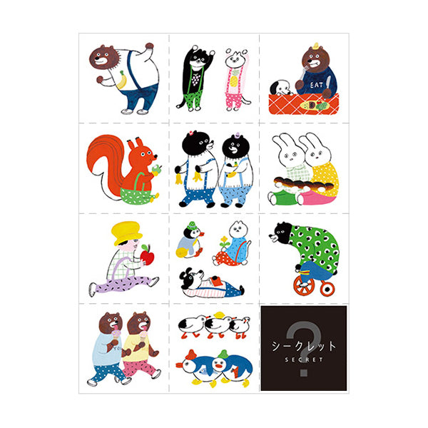 Hitotoki Large Size Sticker Food — front view