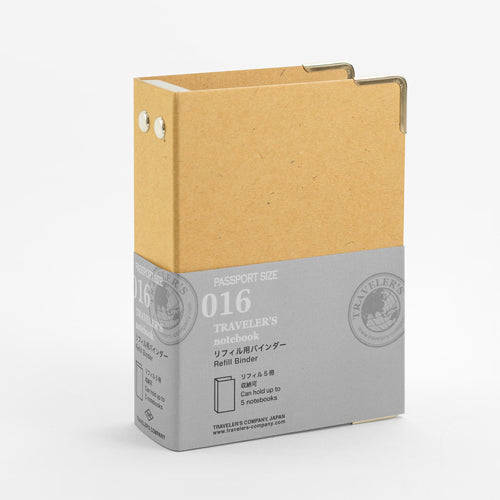 TRAVELER'S notebook Refill 016 (Passport Size) - Refill Binder — front cover
