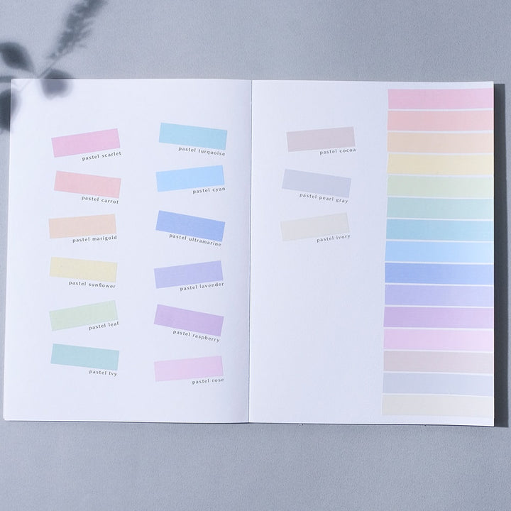 MT Basic Washi Tape Pastel Raspberry 7m — applied on surface