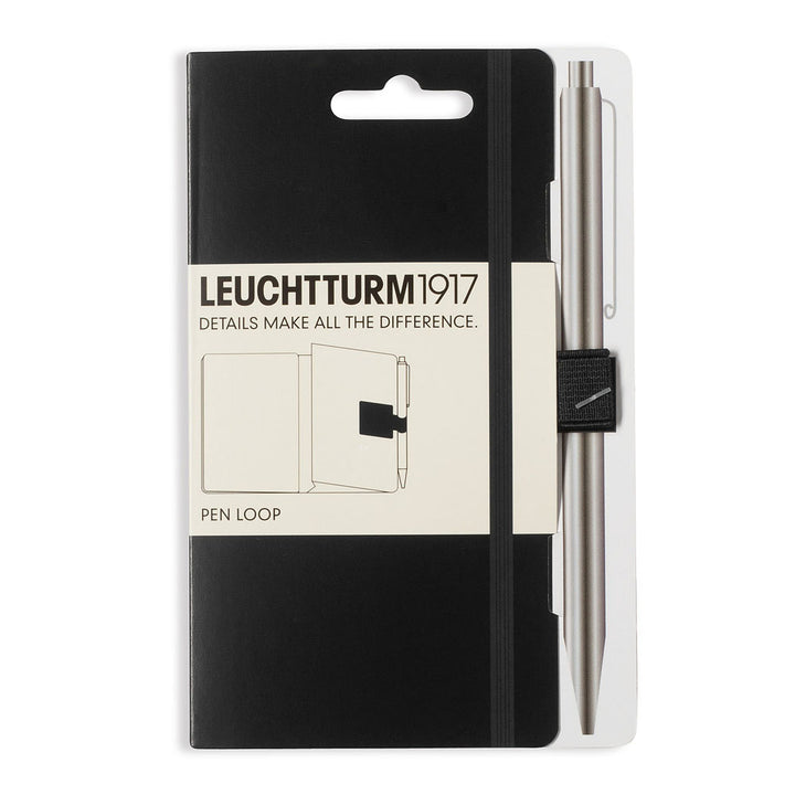 Leuchtturm1917 Pen Loop - Black — front view