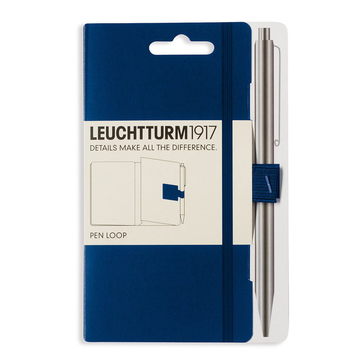 Leuchtturm1917 Pen Loop - Navy — front view