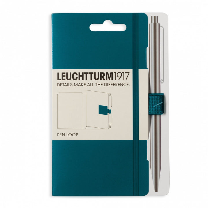 Leuchtturm1917 Pen Loop - Pacific Green — front view