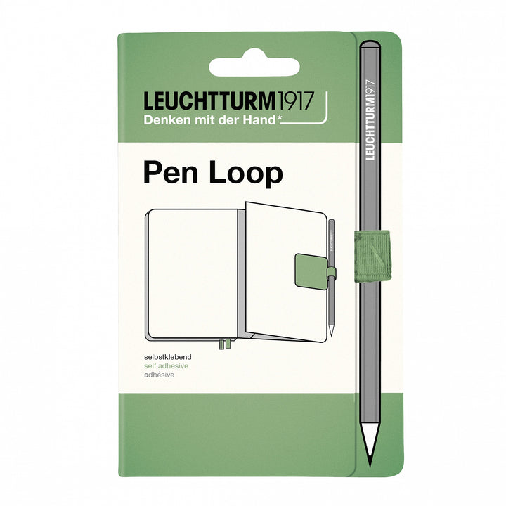 Leuchtturm1917 Pen Loop - Sage — front view