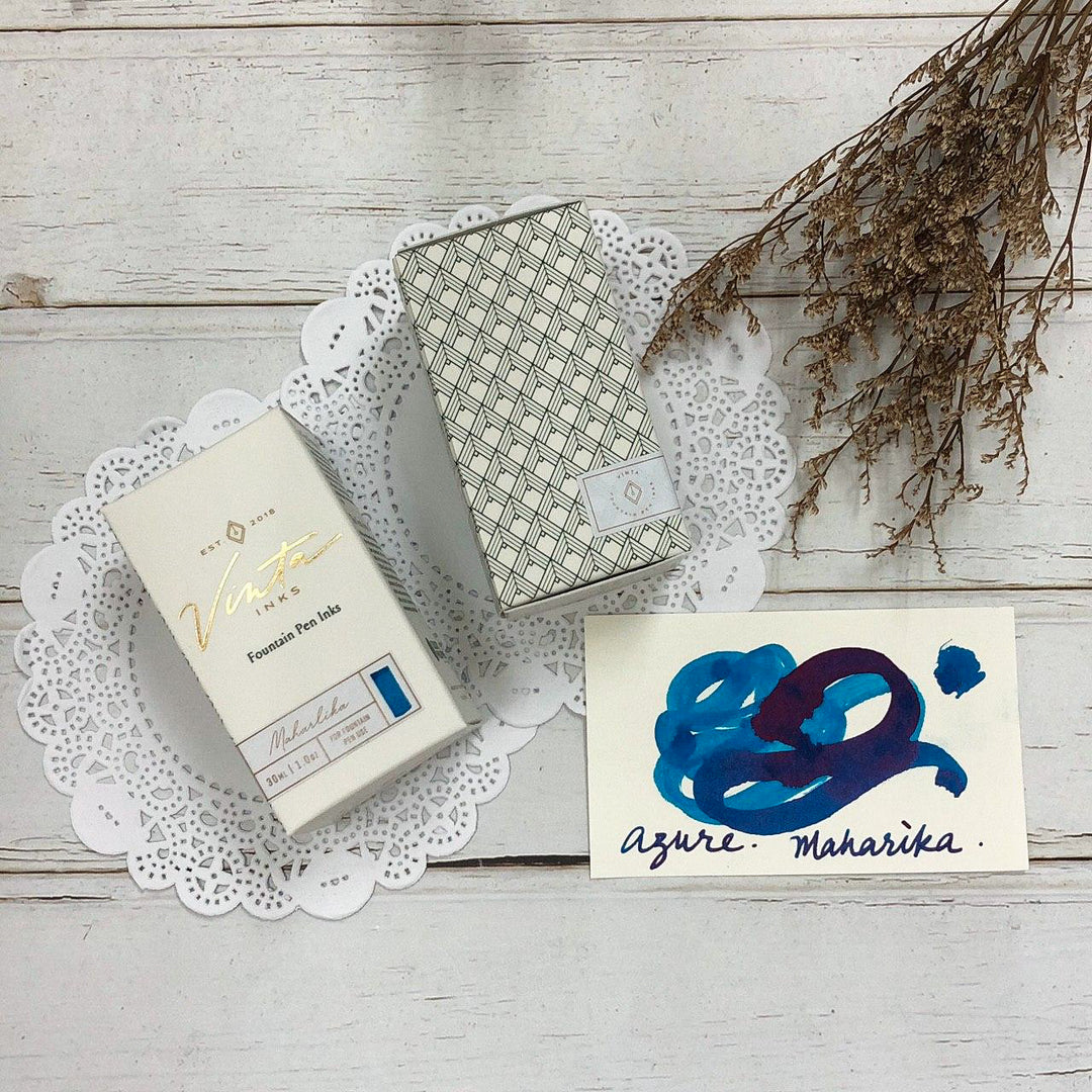 Vinta Inks 30ml Ink Bottle Azure (Maharlika 7107) — cap detail