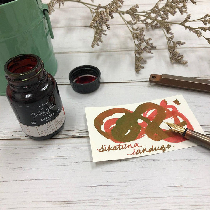 Vinta Inks 30ml Ink Bottle Sikatuna (Sandugo 1565) — bottle at angle
