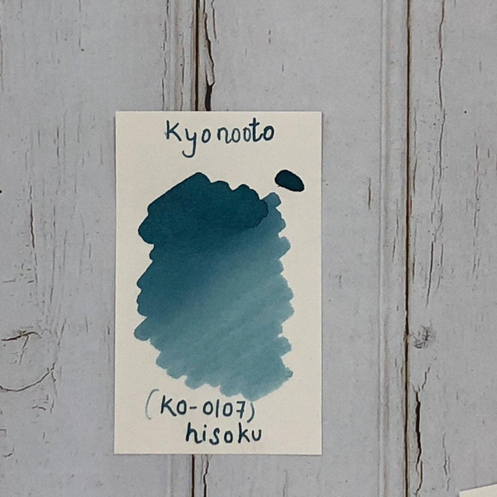 Kyoto Ink Kyo-no-oto 40ml Bottled Ink- Hisoku — cap detail