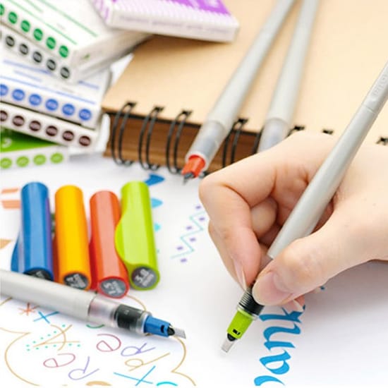 Pilot Parallel Pen — in use