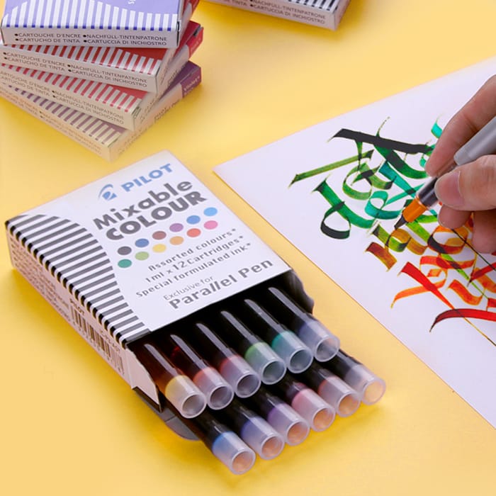 (DD) Pilot Parallel Pen Ink Cartridge — bottle front