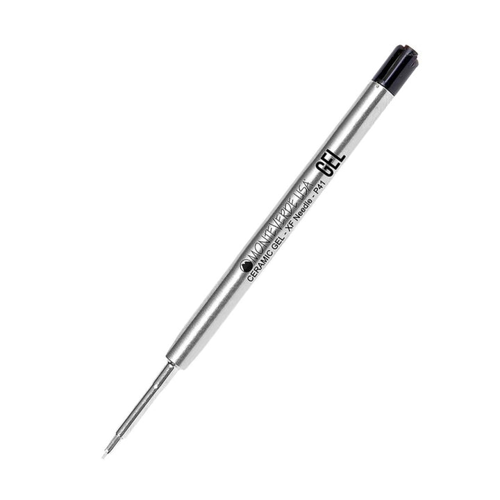 Monteverde Capless Gel Refill To Fit Parker Ballpoint Pen - Black, Extra Fine (Pack of 2) — capped