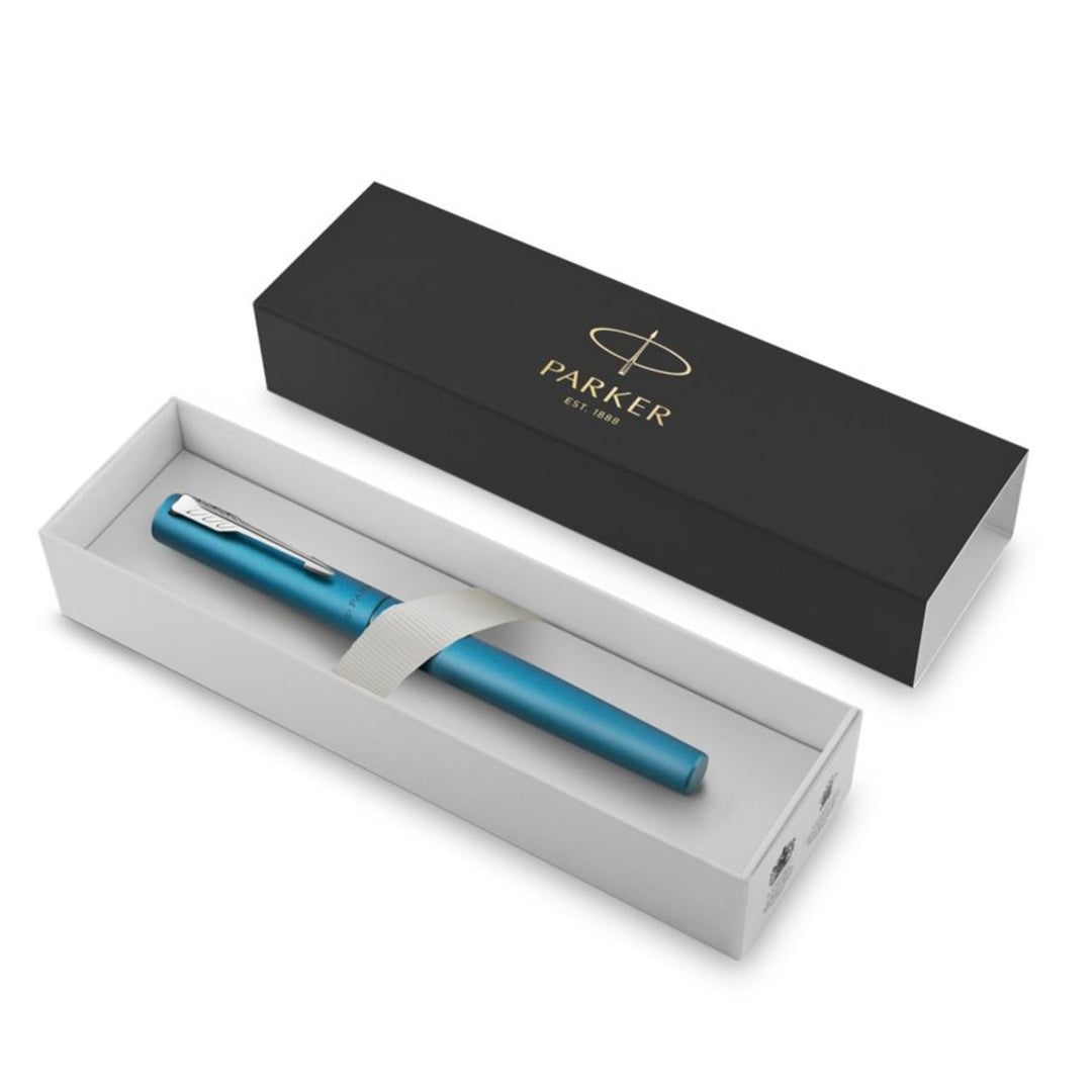 Parker Vector XL Rollerball Pen - Teal — barrel detail