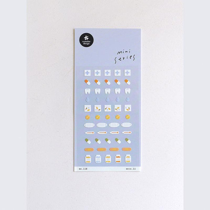 Suatelier Mini Series Sticker - Deco.11 (health) — side view