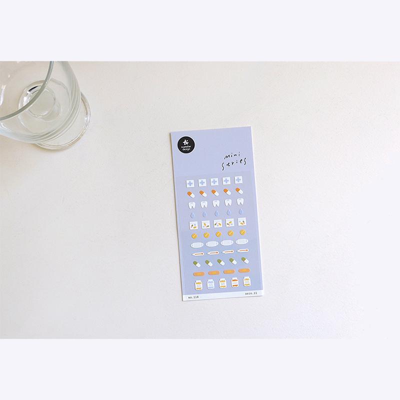 Suatelier Mini Series Sticker - Deco.11 (health) — detail view