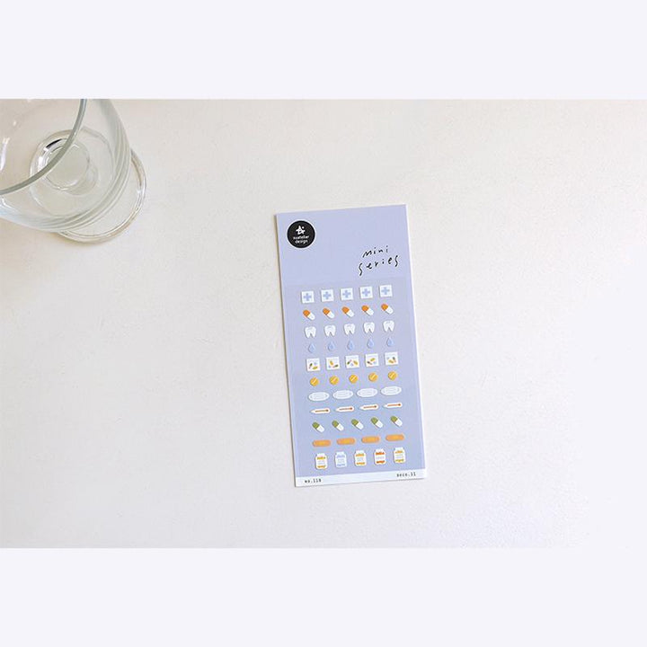 Suatelier Mini Series Sticker - Deco.11 (health) — detail view